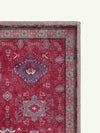 Parts Crimson Chenille Rug