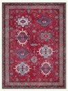 Parts Crimson Chenille Rug