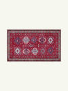 Parts Crimson Chenille Rug