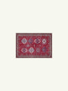 Parts Crimson Chenille Rug