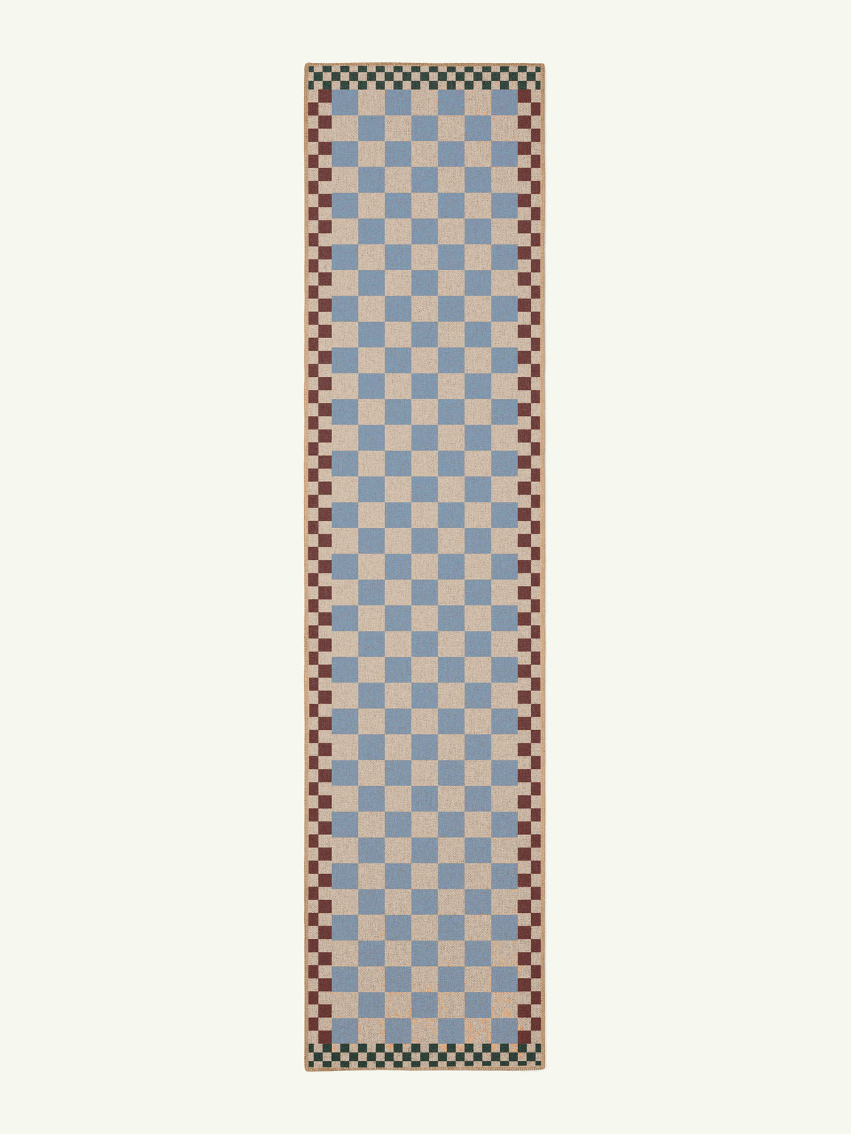 Checkered Brown New Jute Rug
