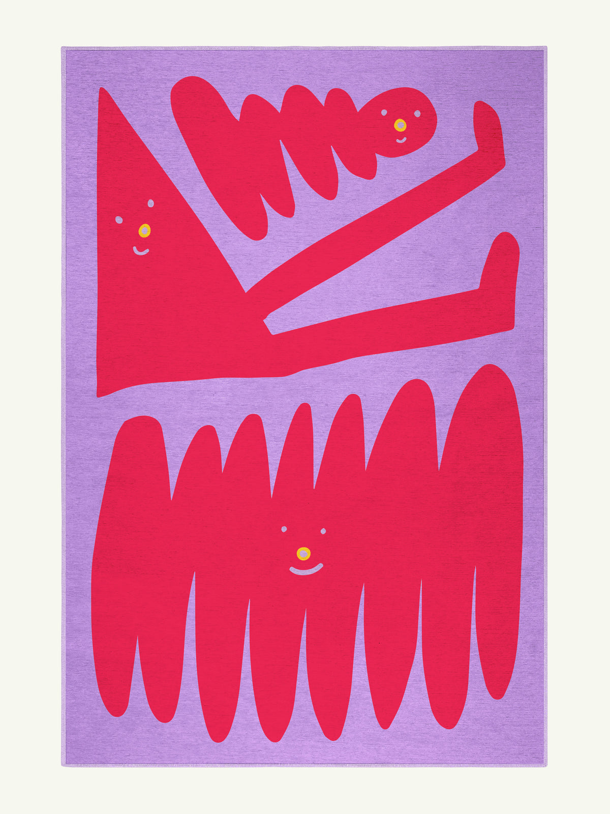 Friends Lilac Chenille Rug