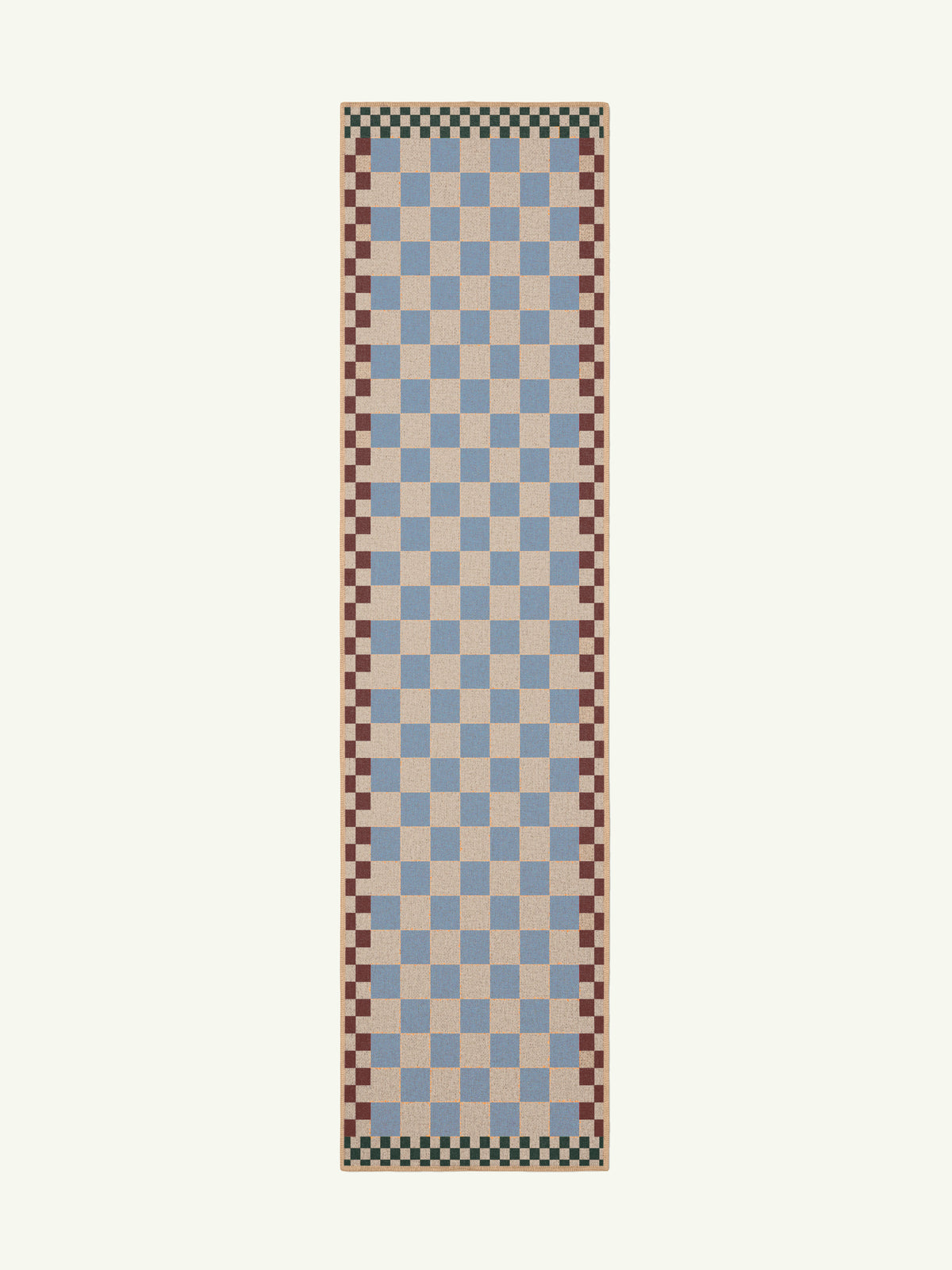 Checkered Brown New Jute Rug