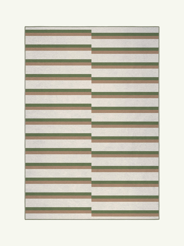 Carrel bone chenille rug