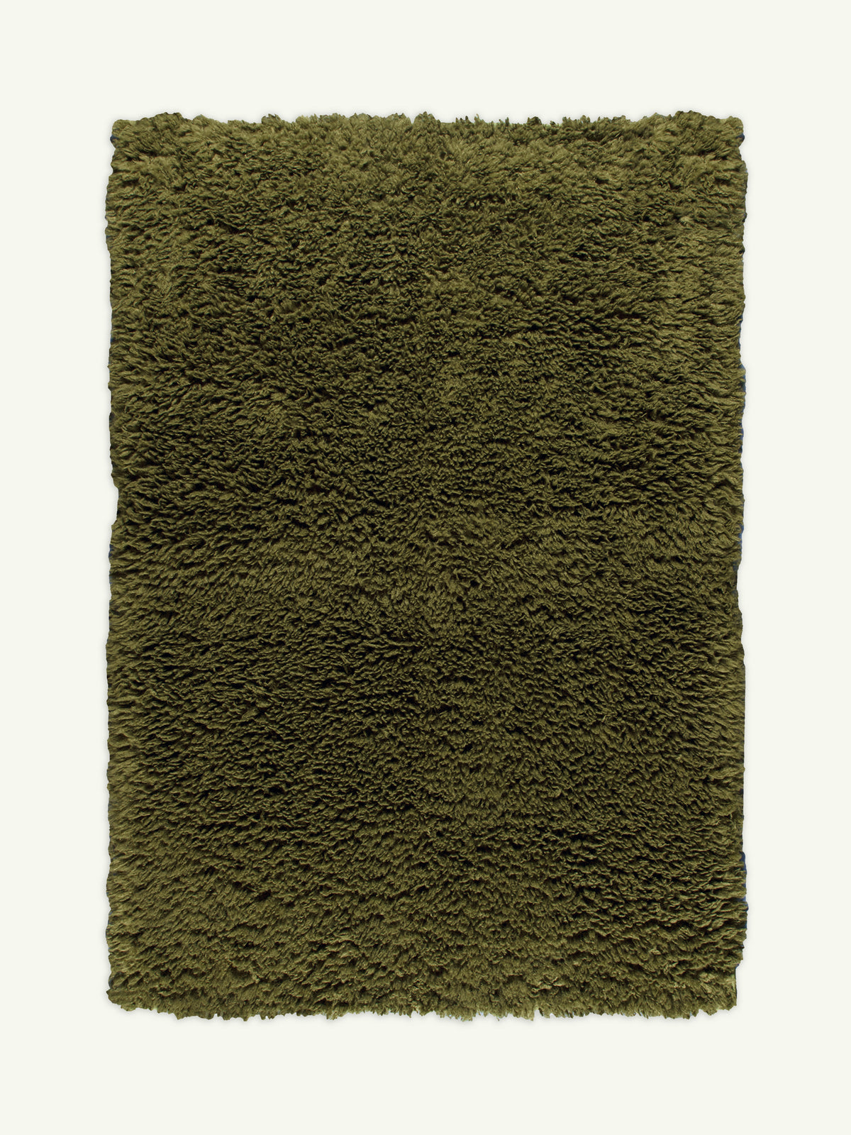 Poncho Olive Shag Rug