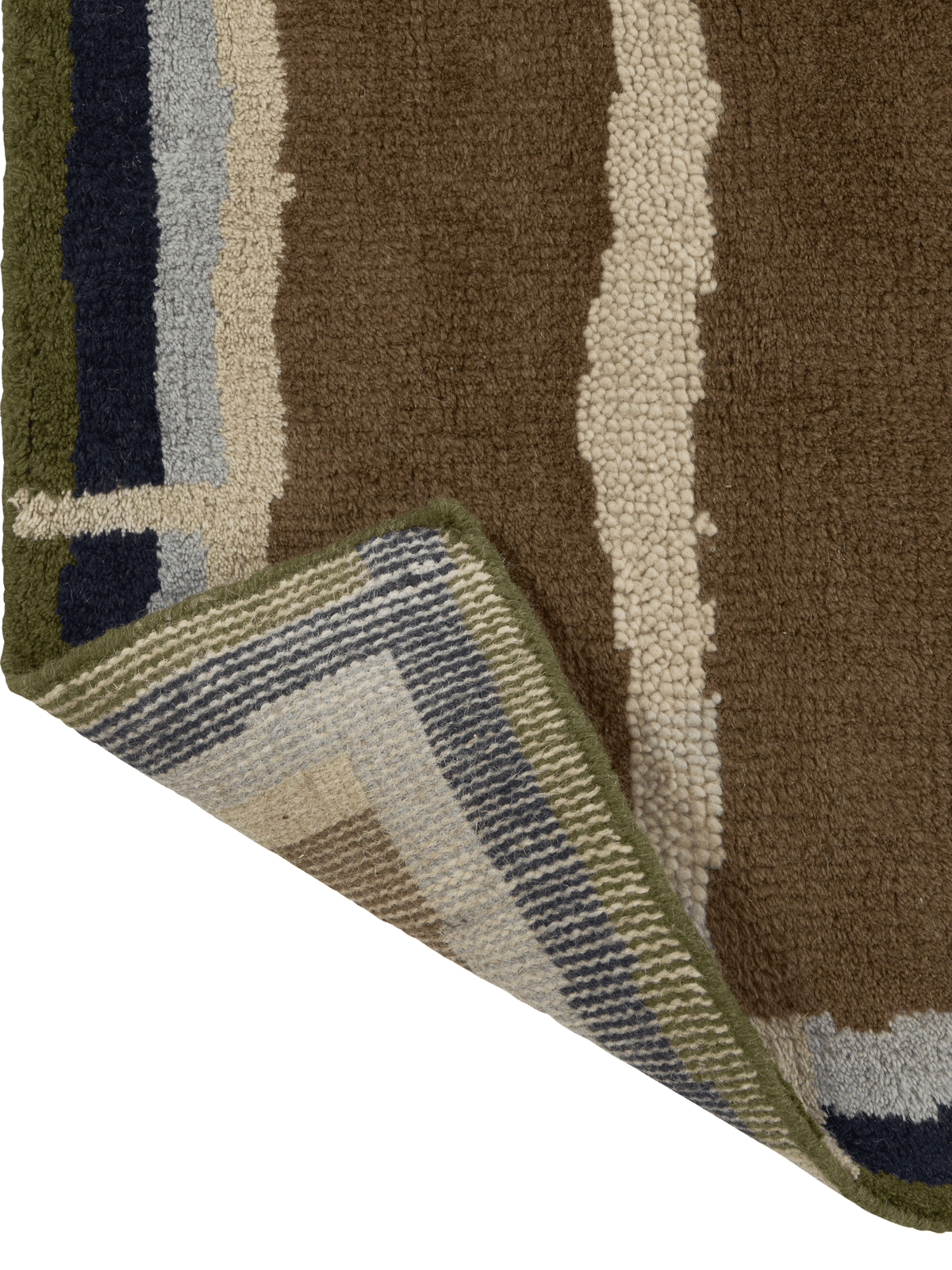Seascape Multi Washable Wool Hand Knotted Swatch double.online