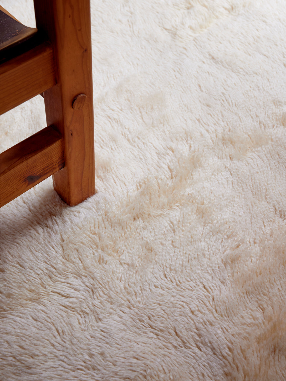 Mackenzie Cream Washable Wool Sheepskin Area Rug