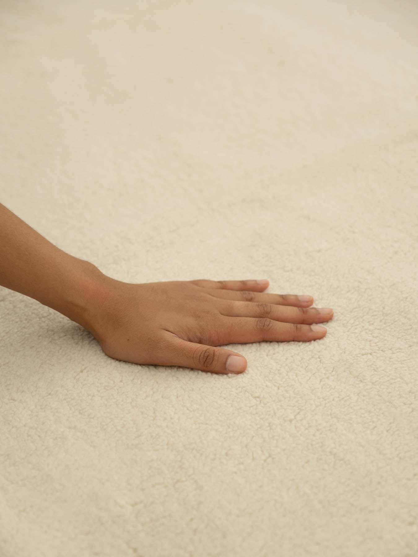 Sherpa Cream Vegan Shearling Rug