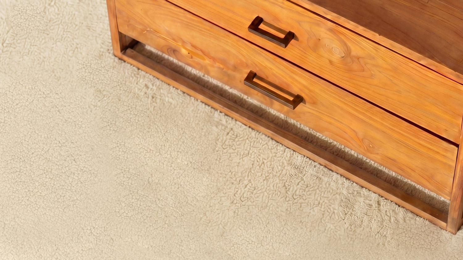 Sherpa Cream Vegan Shearling Rug