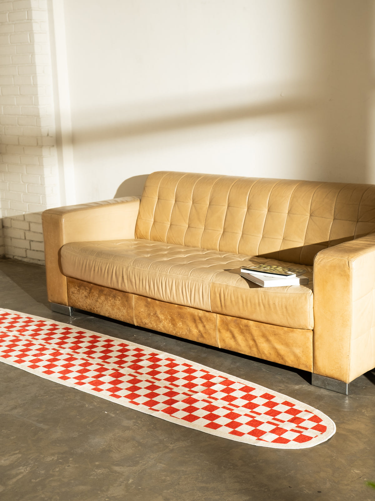 Snapper Red Chenille Surfboard Rug