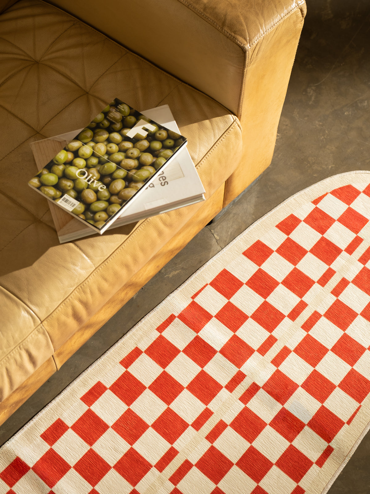 Snapper Red Chenille Surfboard Rug