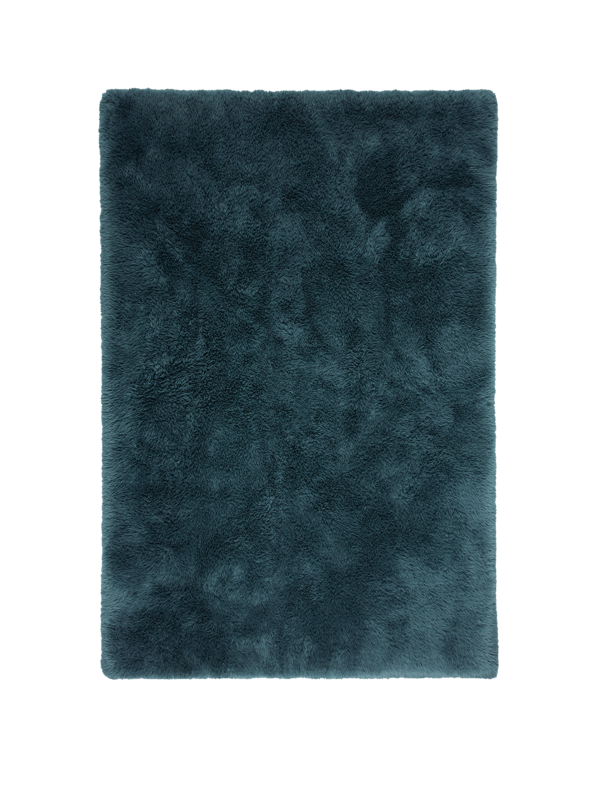 Solace Steel Blue Vegan Flokati Rug Rugs double.online Standard System 160x230cm