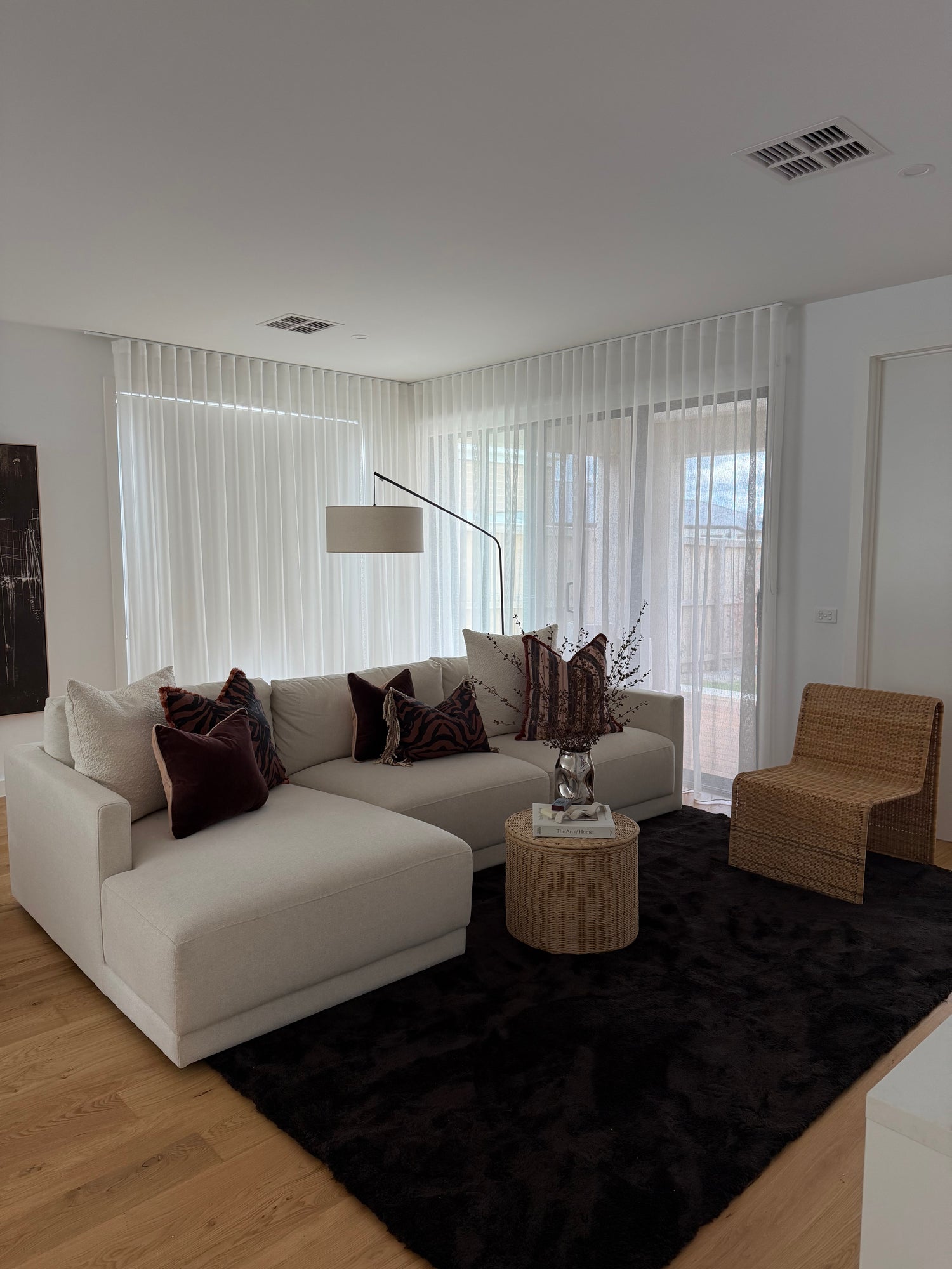 Soothe Chocolate Vegan Wool Rug