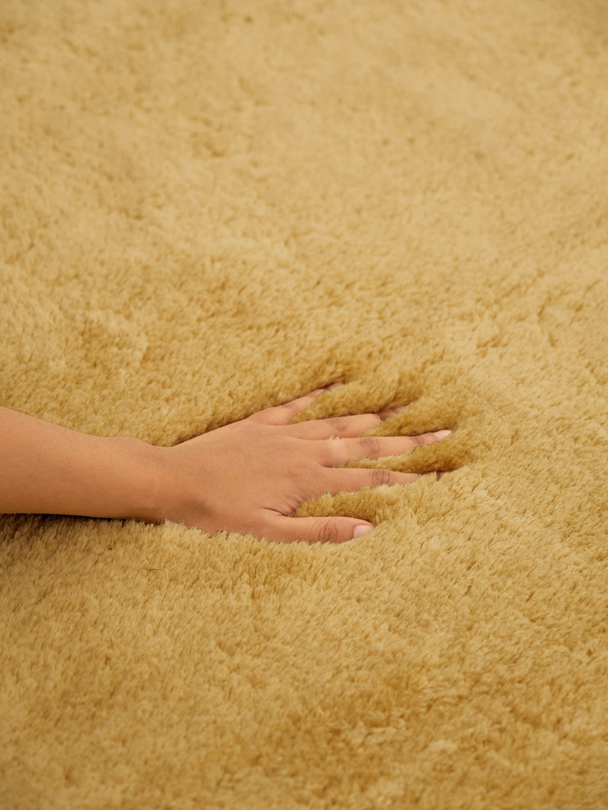 Soothe Mustard Vegan Wool Rug