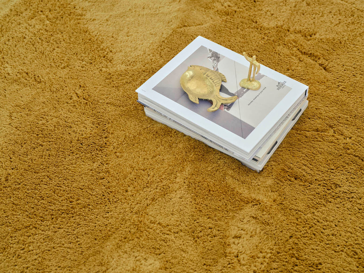 Soothe Mustard Vegan Wool Rug