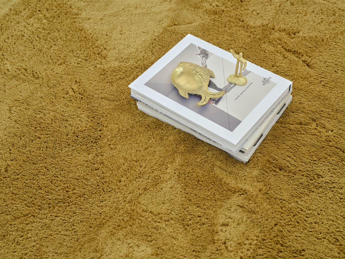 Soothe Mustard Vegan Wool Rug