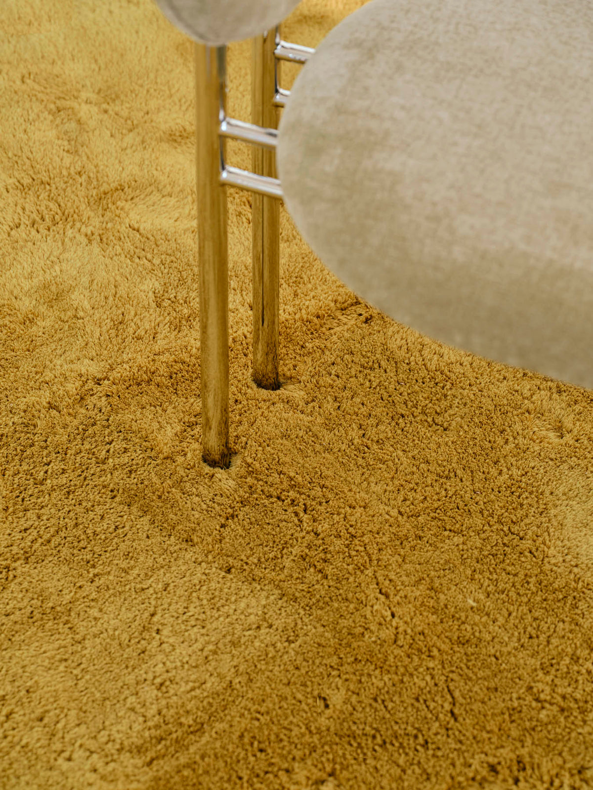 Soothe Mustard Vegan Wool Rug