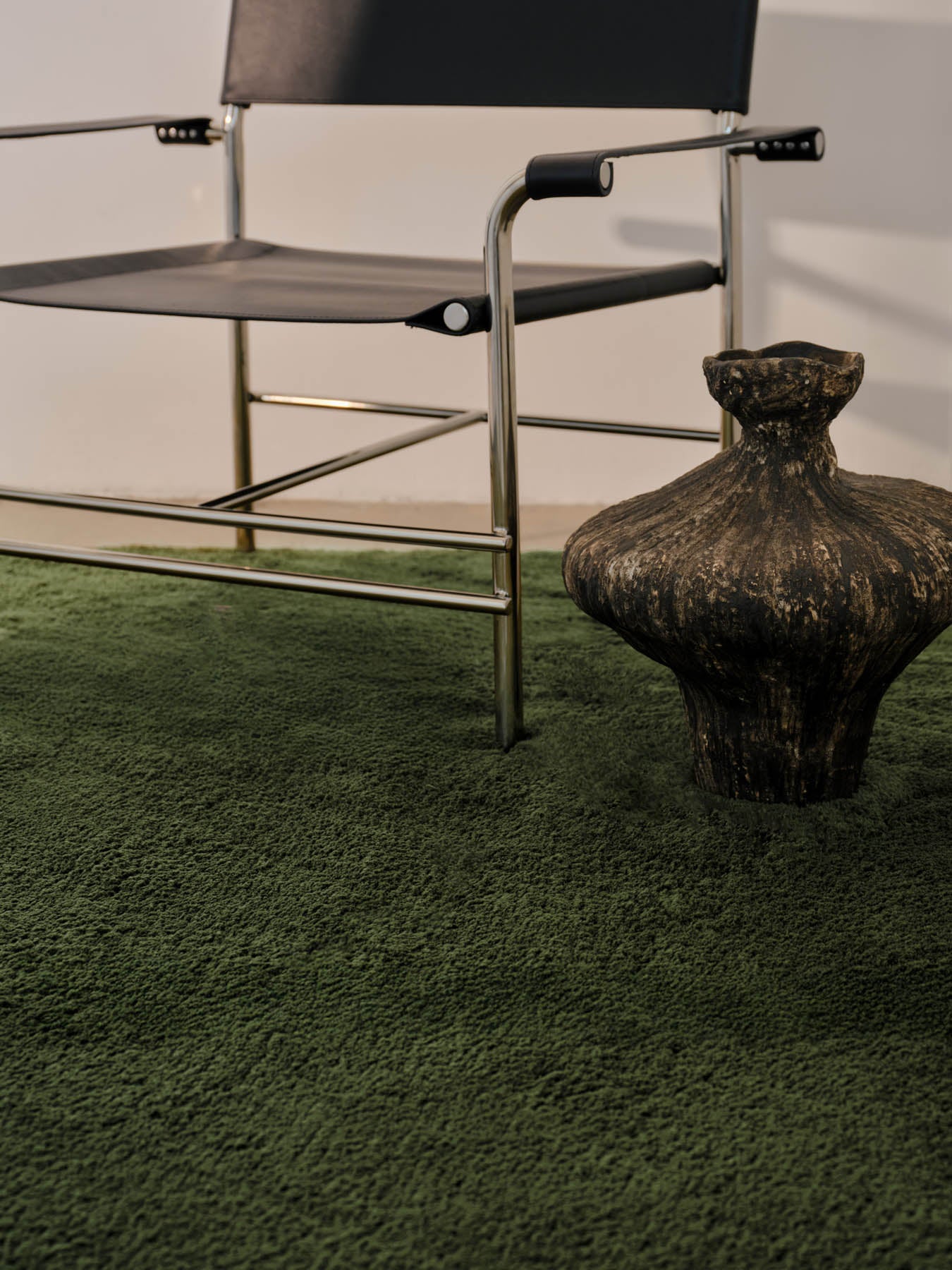 Soothe Olive Vegan Wool Rug