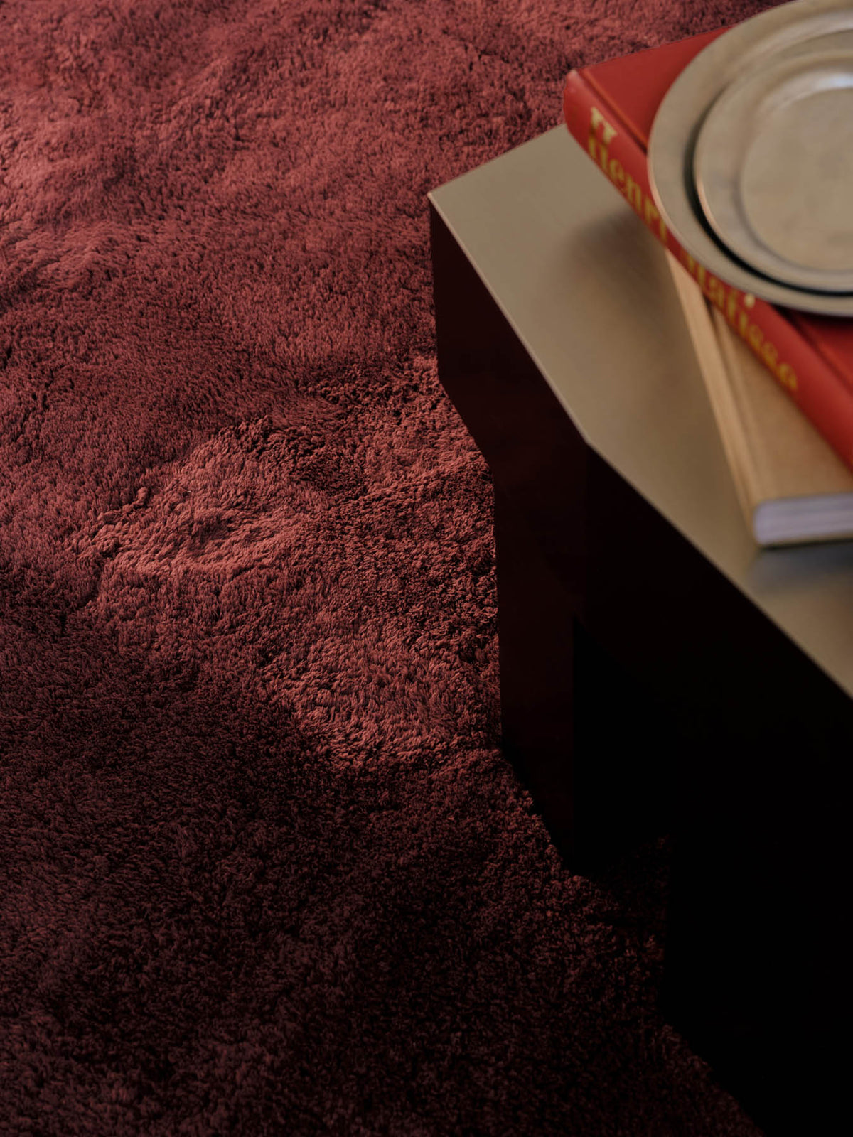 Soothe Rouge Vegan Wool Rug