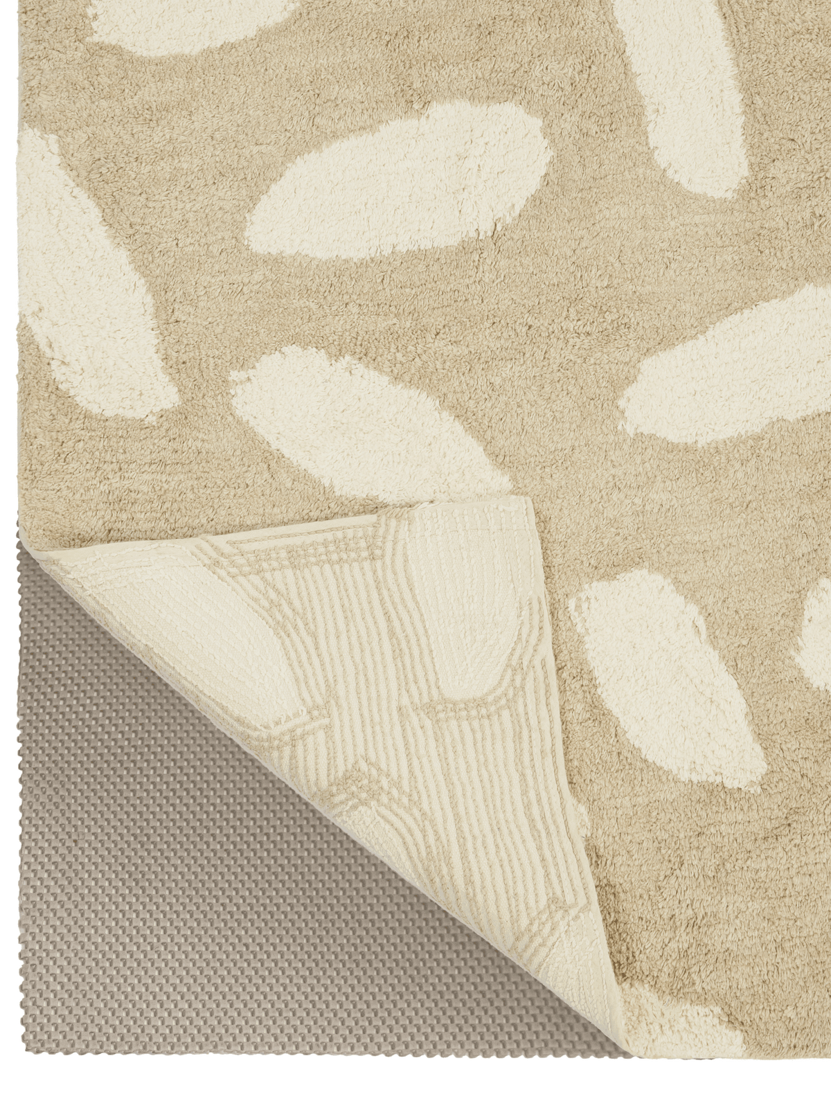Sprinkles Taupe Organic Cotton Pile Rug