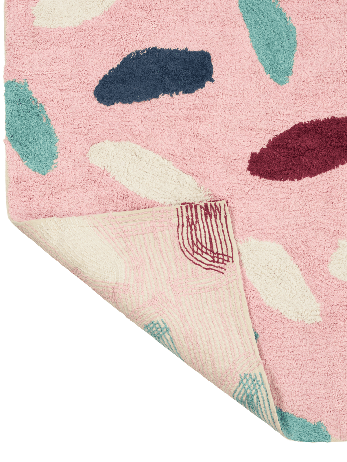 Sprinkles Dusty Pink Organic Cotton Pile Swatch double.online