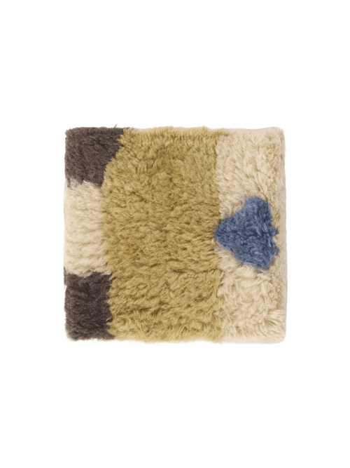 Dune tan washable wool fine cut pile swatch double.online 15x15cm