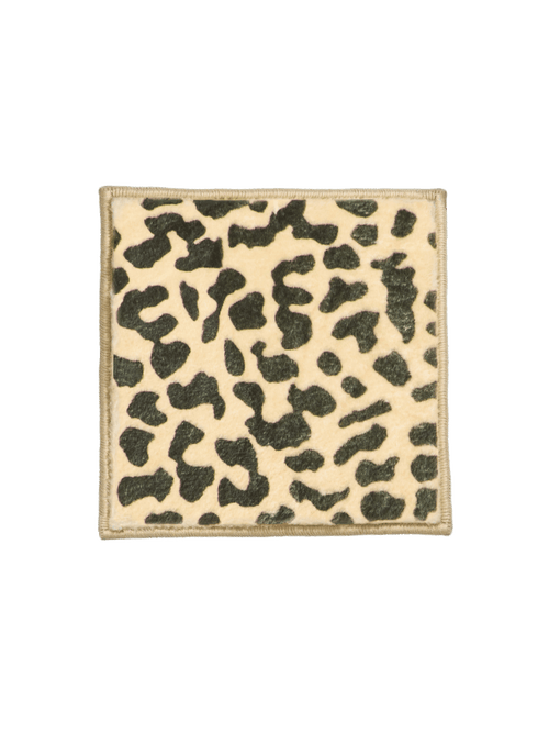 Vendela gold printed rabbit fur swatch swatch double.online 15x15cm