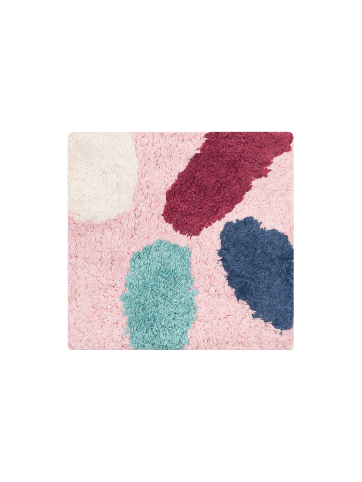 Sprinkles Dusty Pink Organic Cotton Pile Swatch double.online 15x15cm