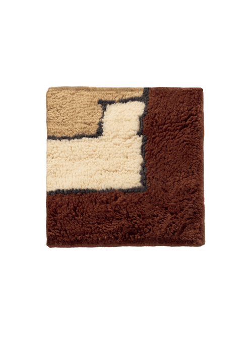 Lygia deep wine fine cut pile swatch double.online 15x15cm