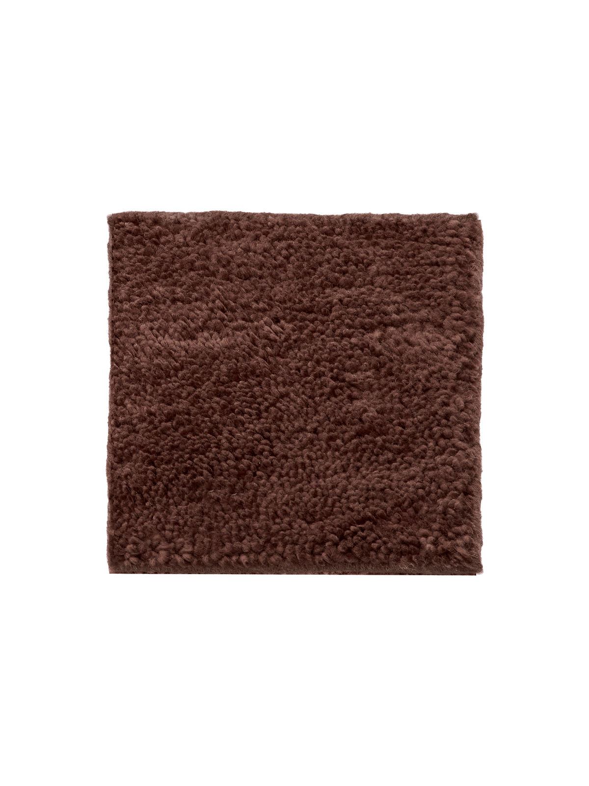 Otago Brown Washable Wool Berber Swatch double.online 15x15cm