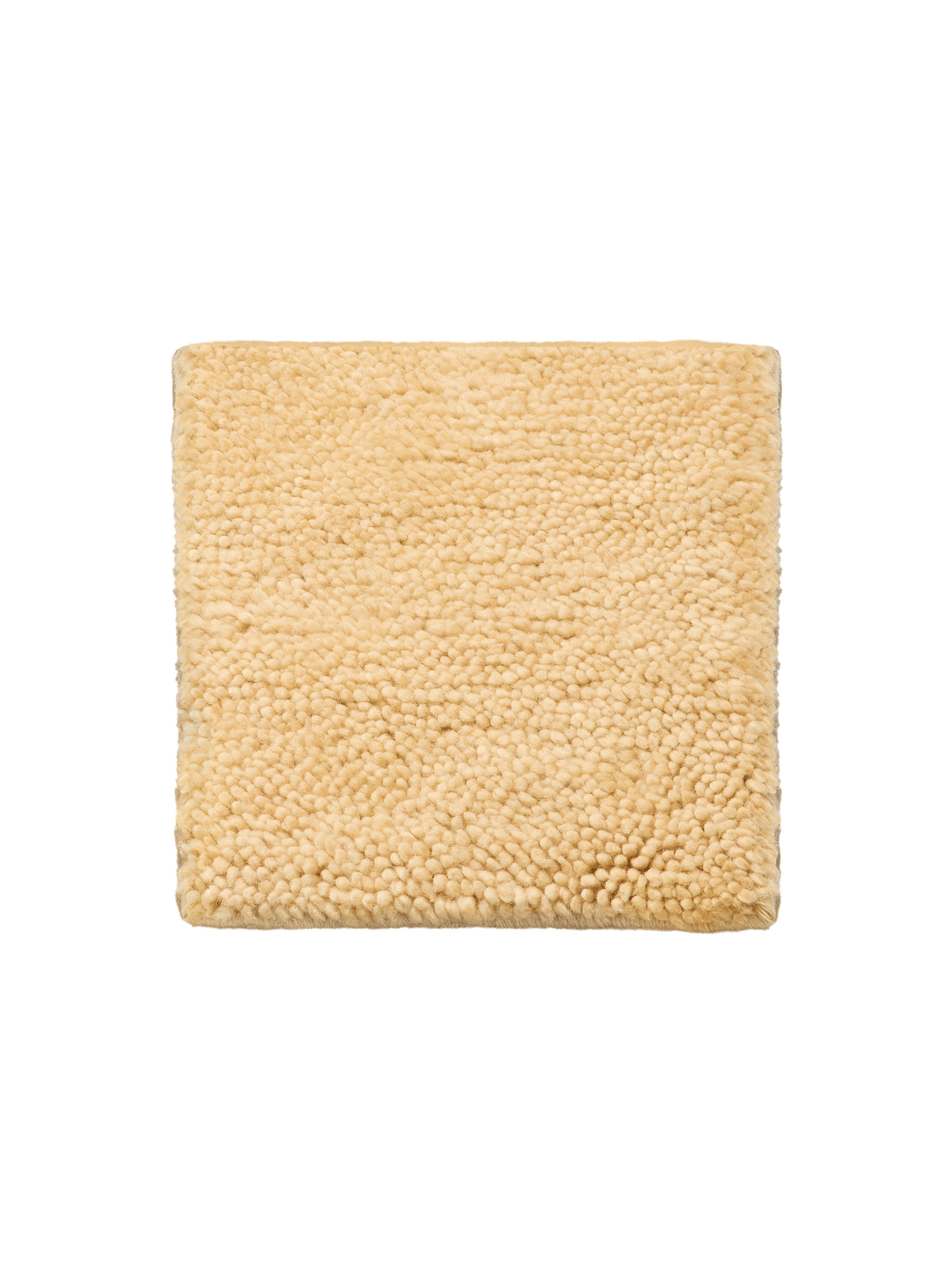 Otago Butter Washable Wool Berber Swatch double.online 15x15cm
