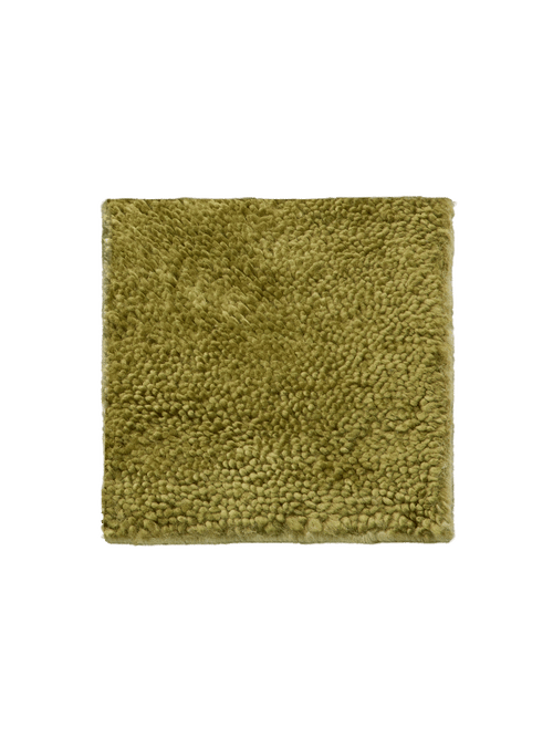 Otago chartreuse washable wool berber swatch double.online