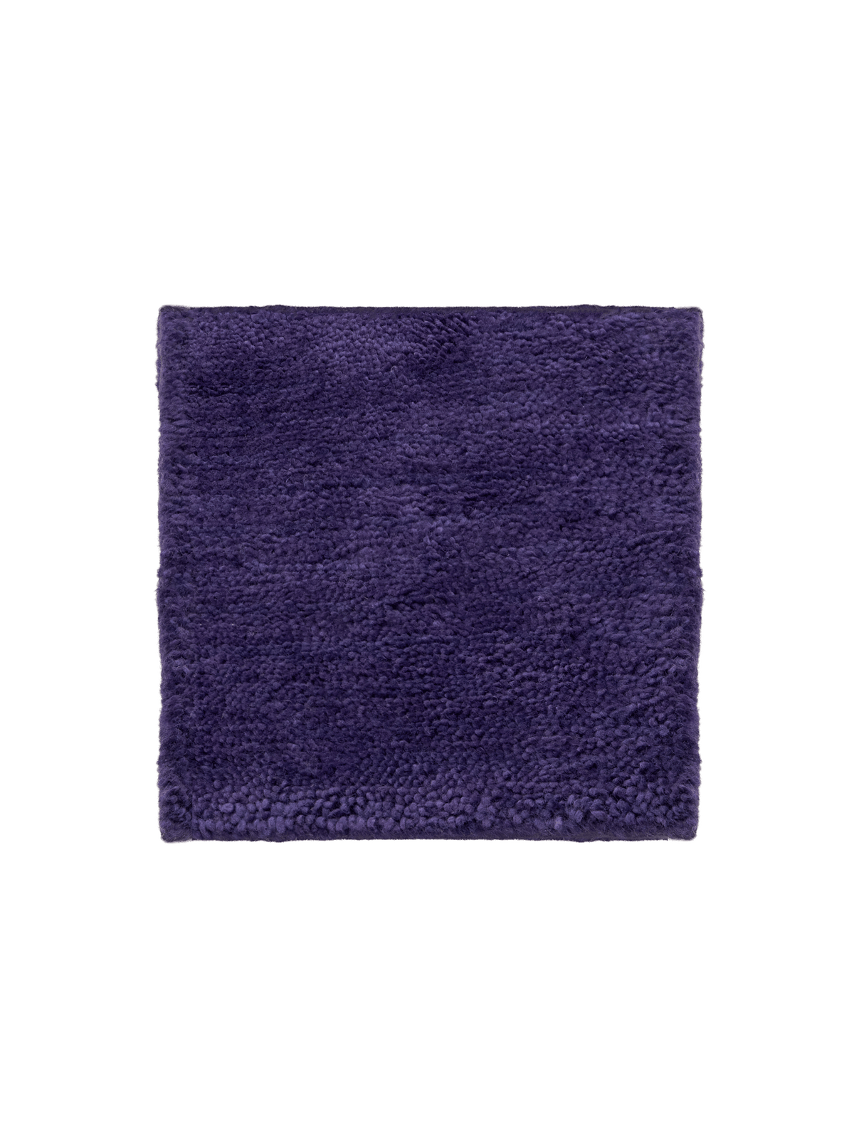 Otago Dark Plum Washable Wool Berber Swatch double.online 15x15cm