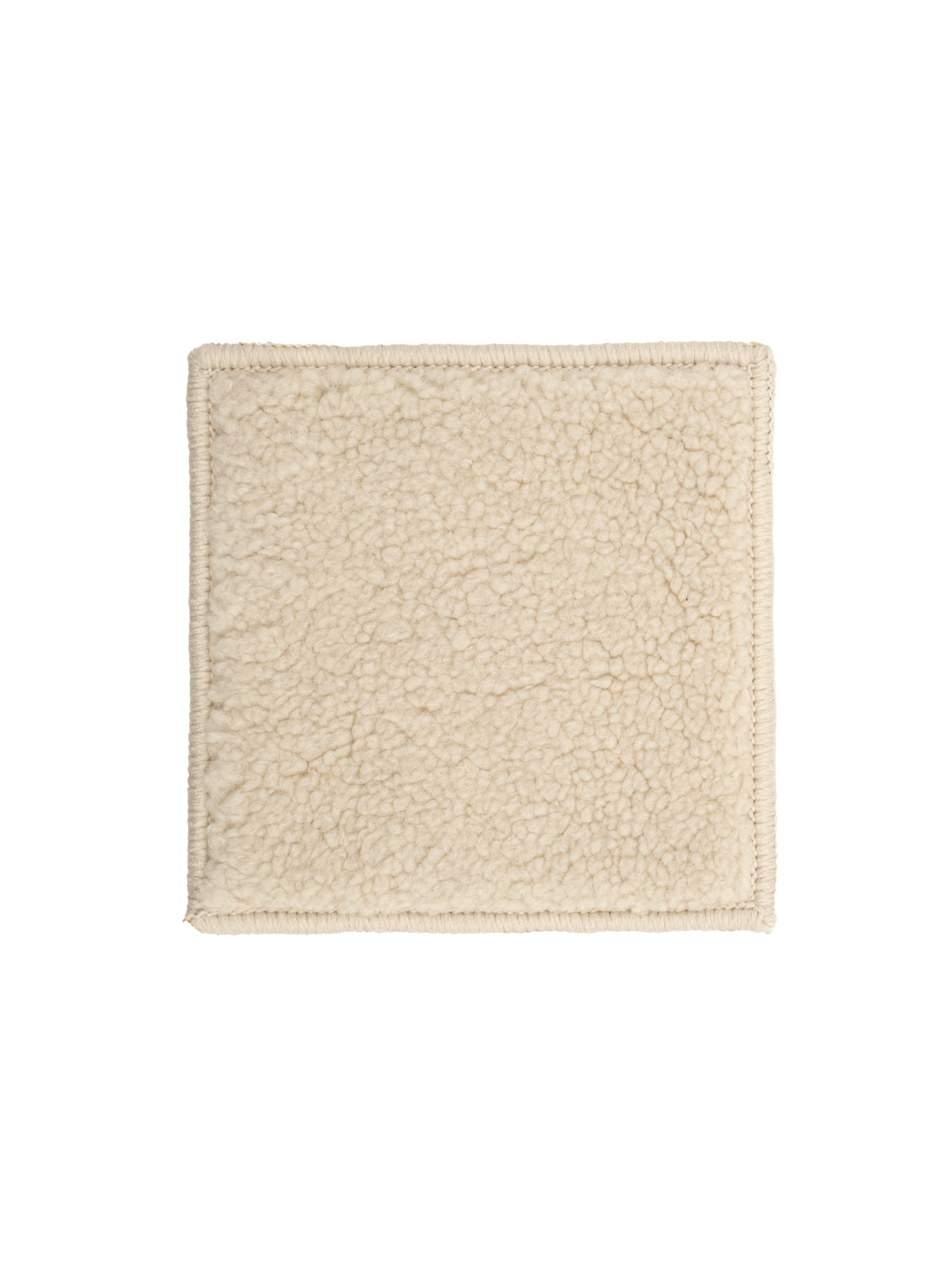 Sherpa Cream Vegan Shearling Swatch