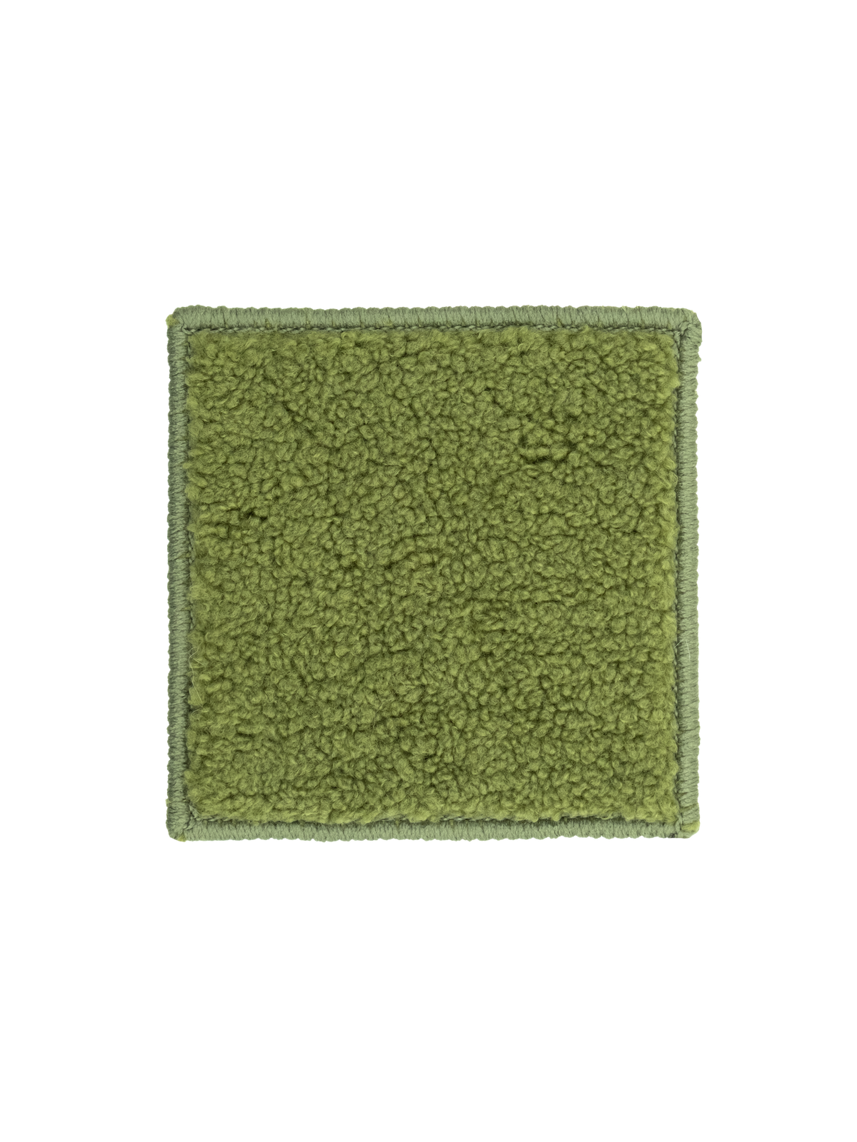 Sherpa Olive Vegan Shearling Swatch