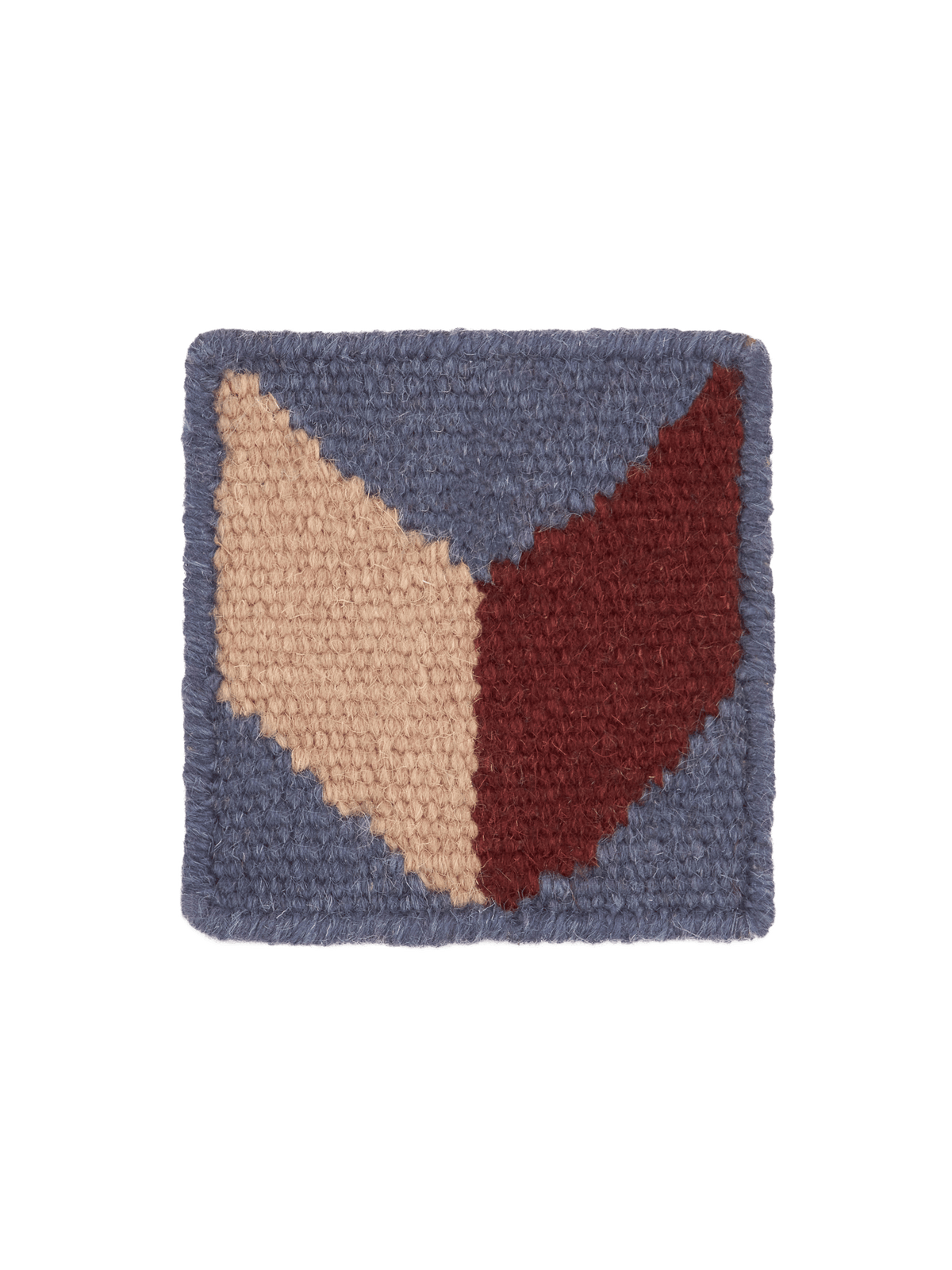 Abstract Multi Washable Blended Wool Flatweave Swatch double.online 15x15cm