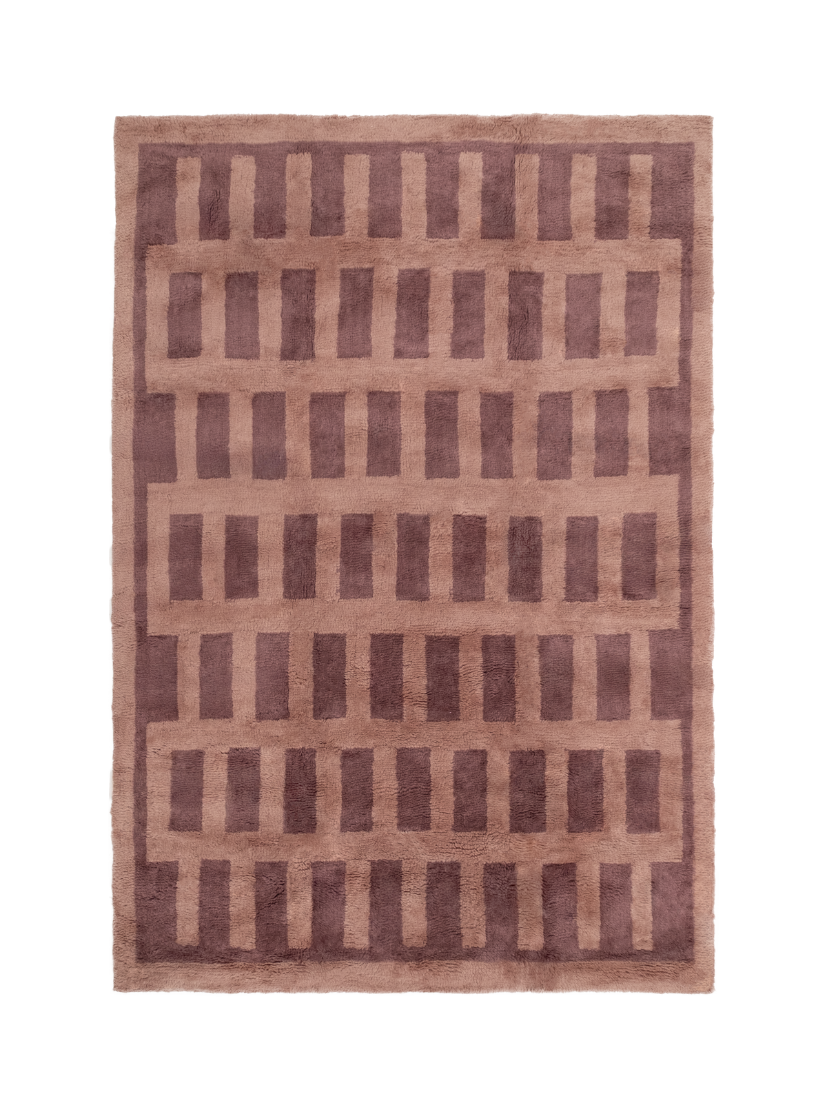 Tasman Brown Washable Wool Fine Cut Pile Rug