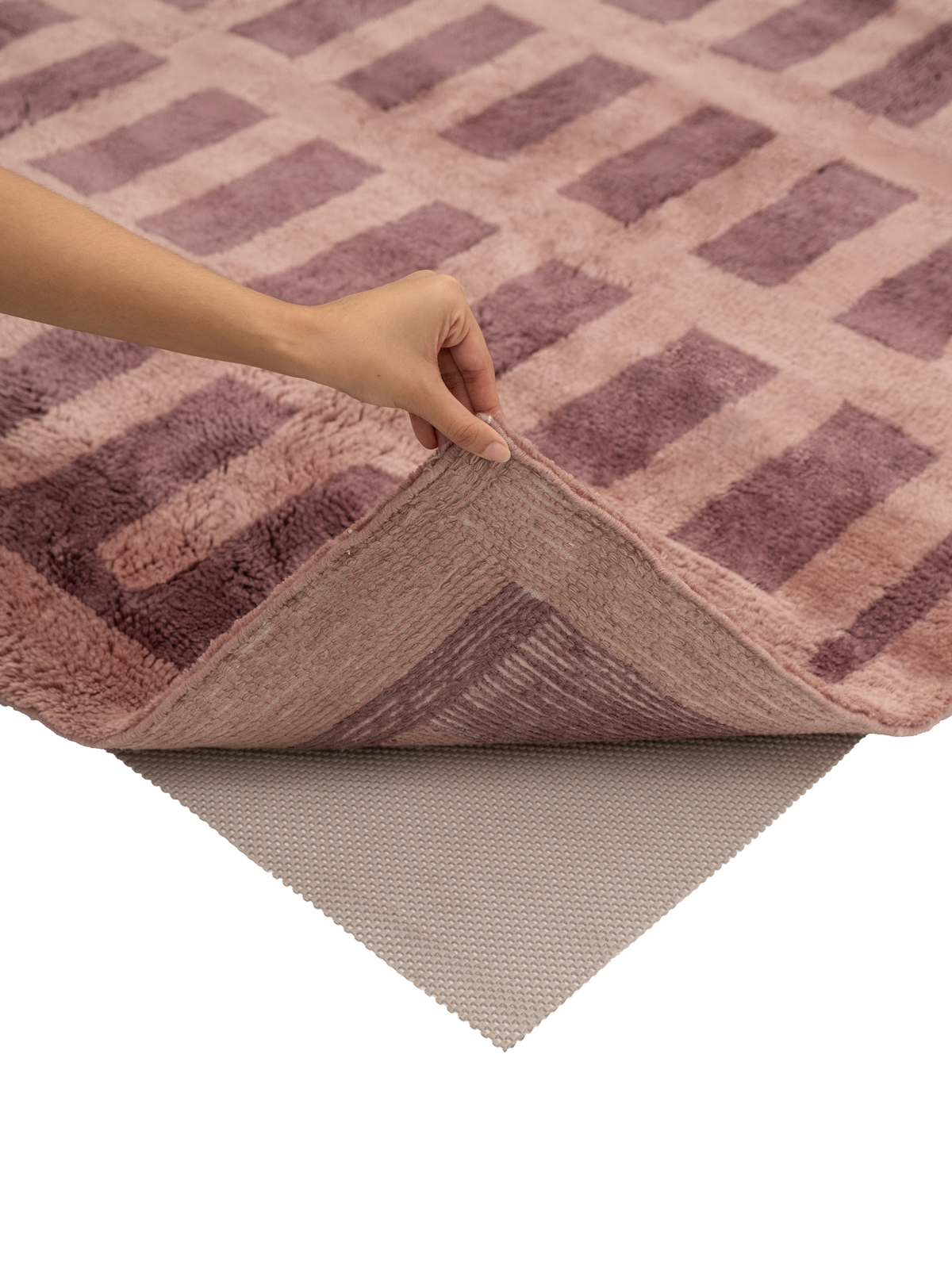 Tasman Brown Washable Wool Fine Cut Pile Rug