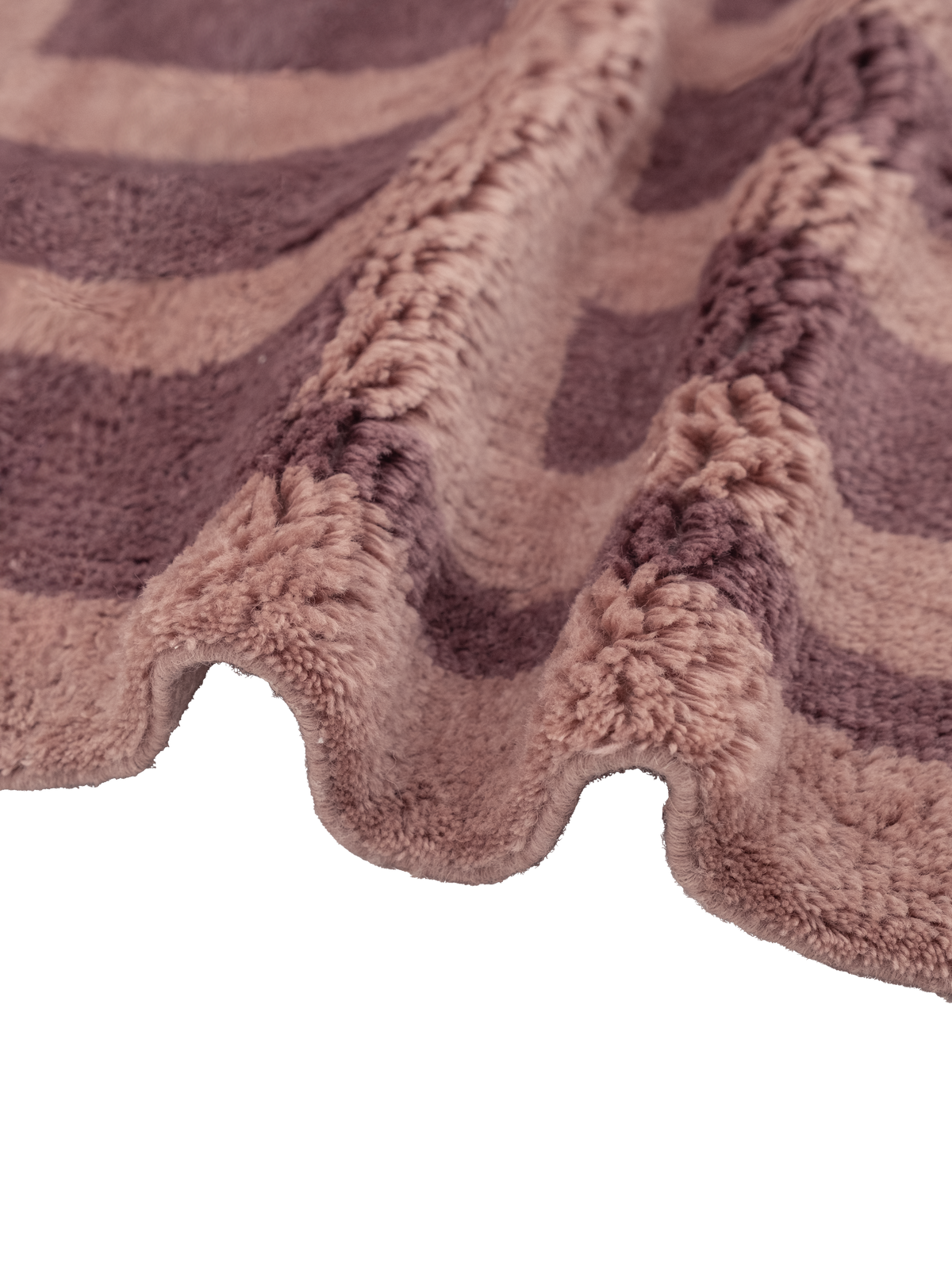 Tasman Brown Washable Wool Fine Cut Pile Rug