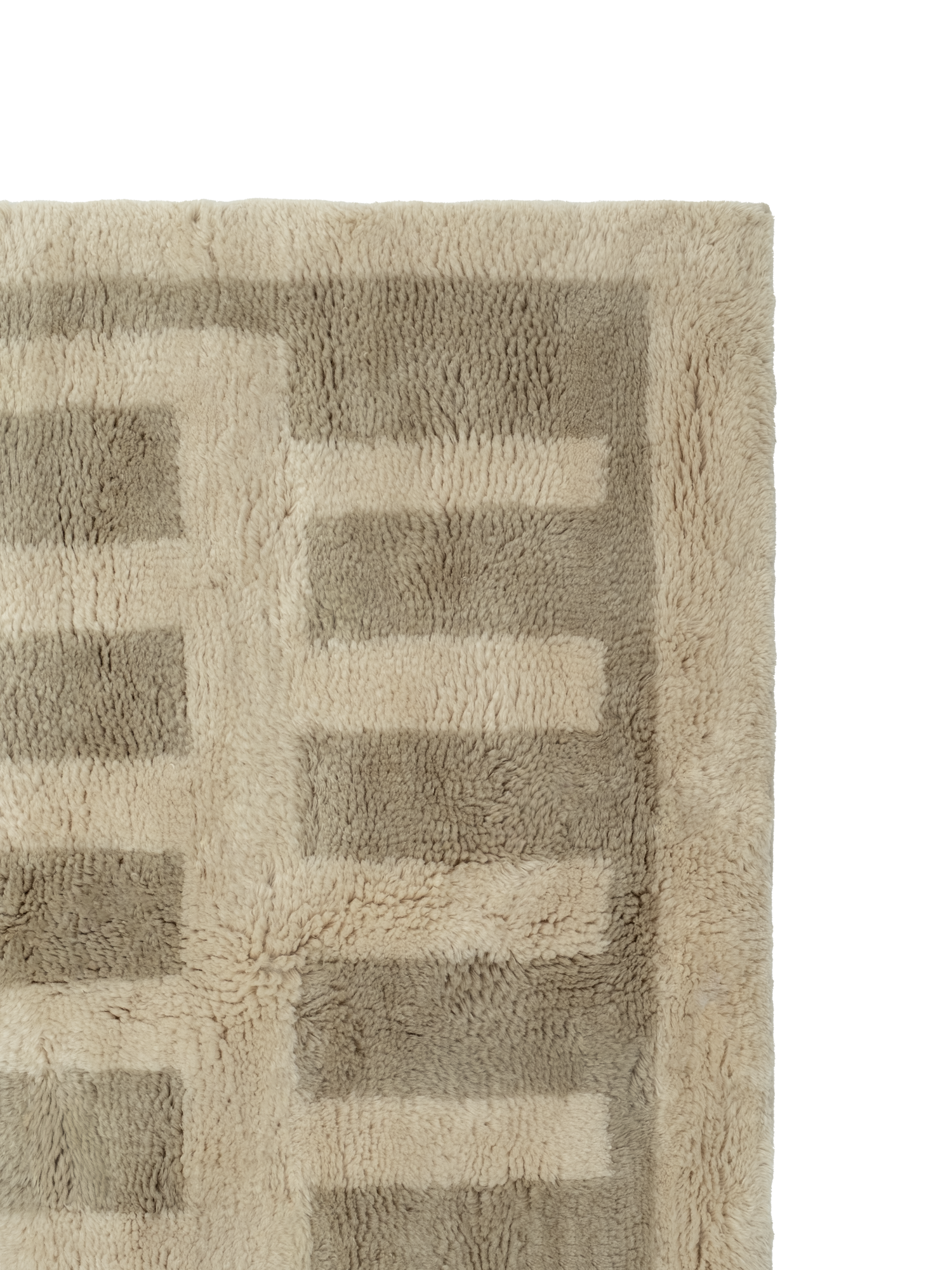 Tasman Neutral Washable Wool Fine Cut Pile Runner