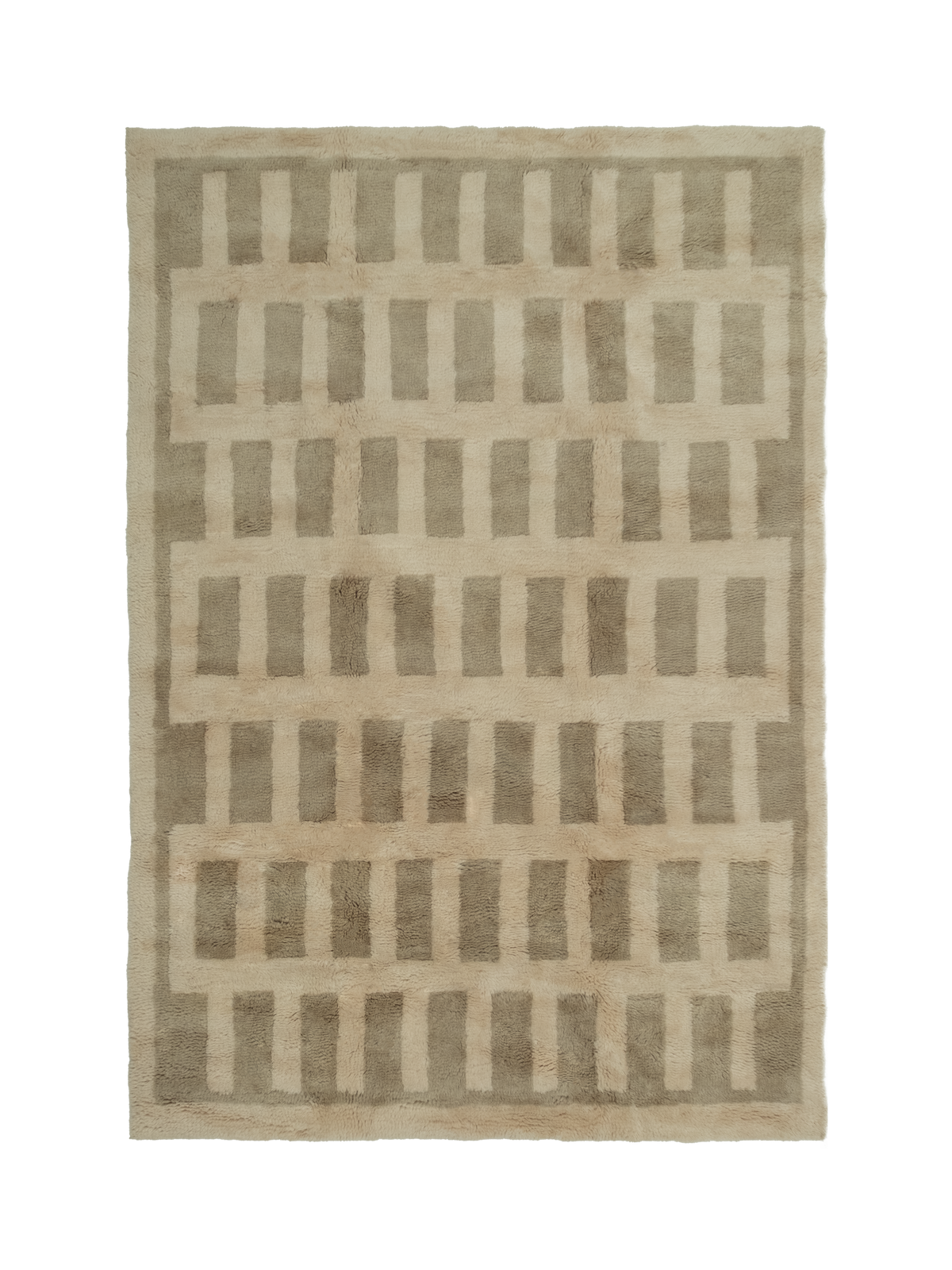 Tasman Neutral Washable Wool Fine Cut Pile Rug