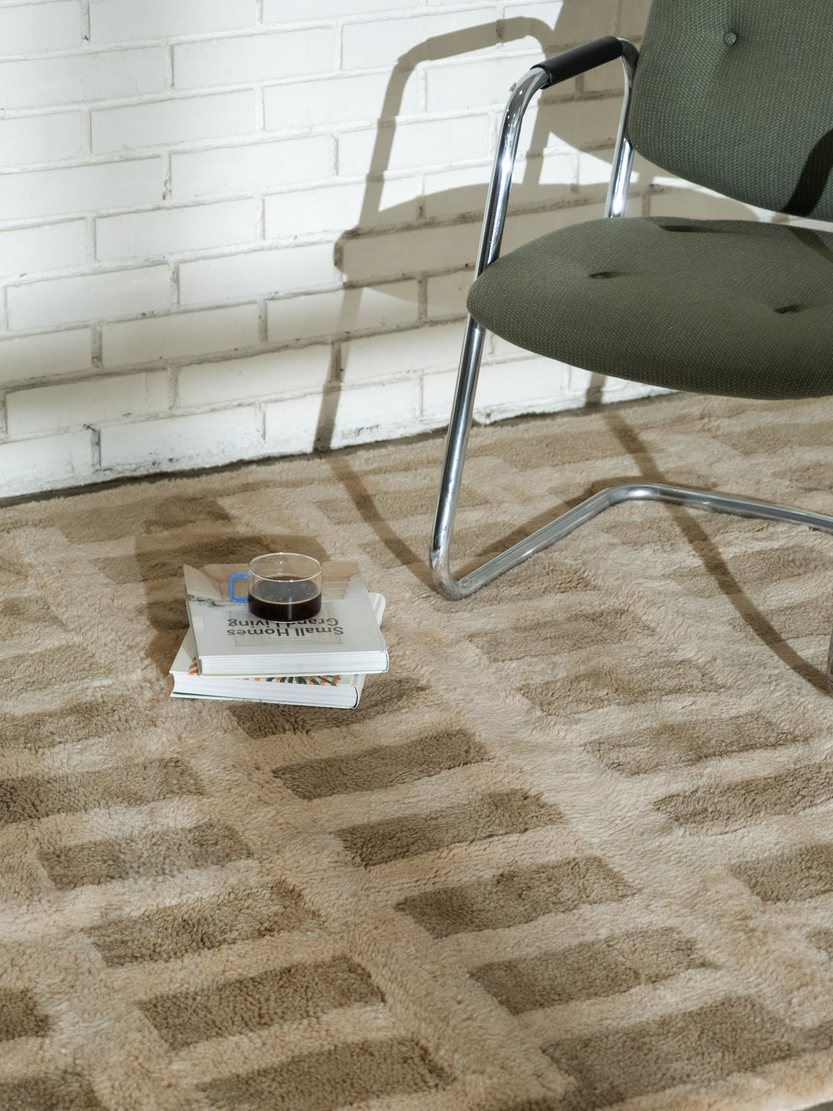 Tasman Neutral Washable Wool Fine Cut Pile Swatch