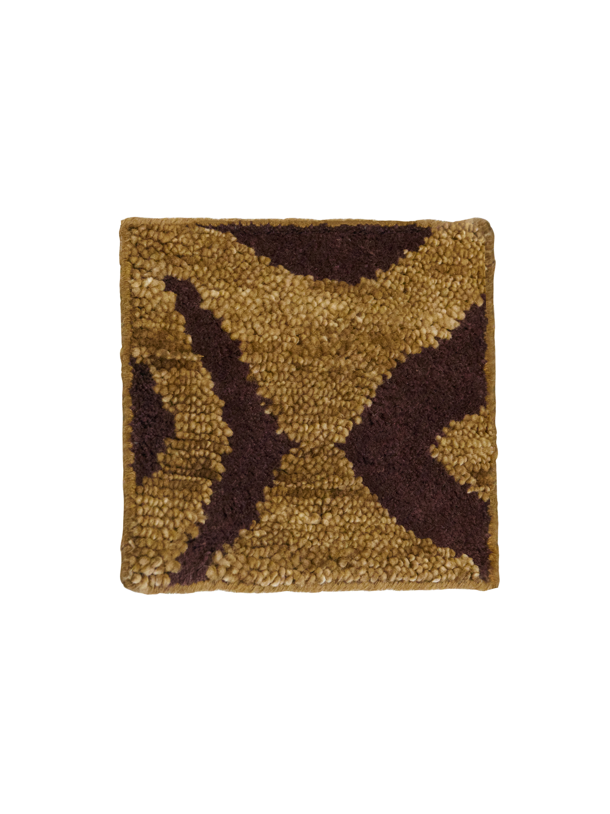 Terrain Espresso Hand Knotted Wool Swatch double.online 15x15cm