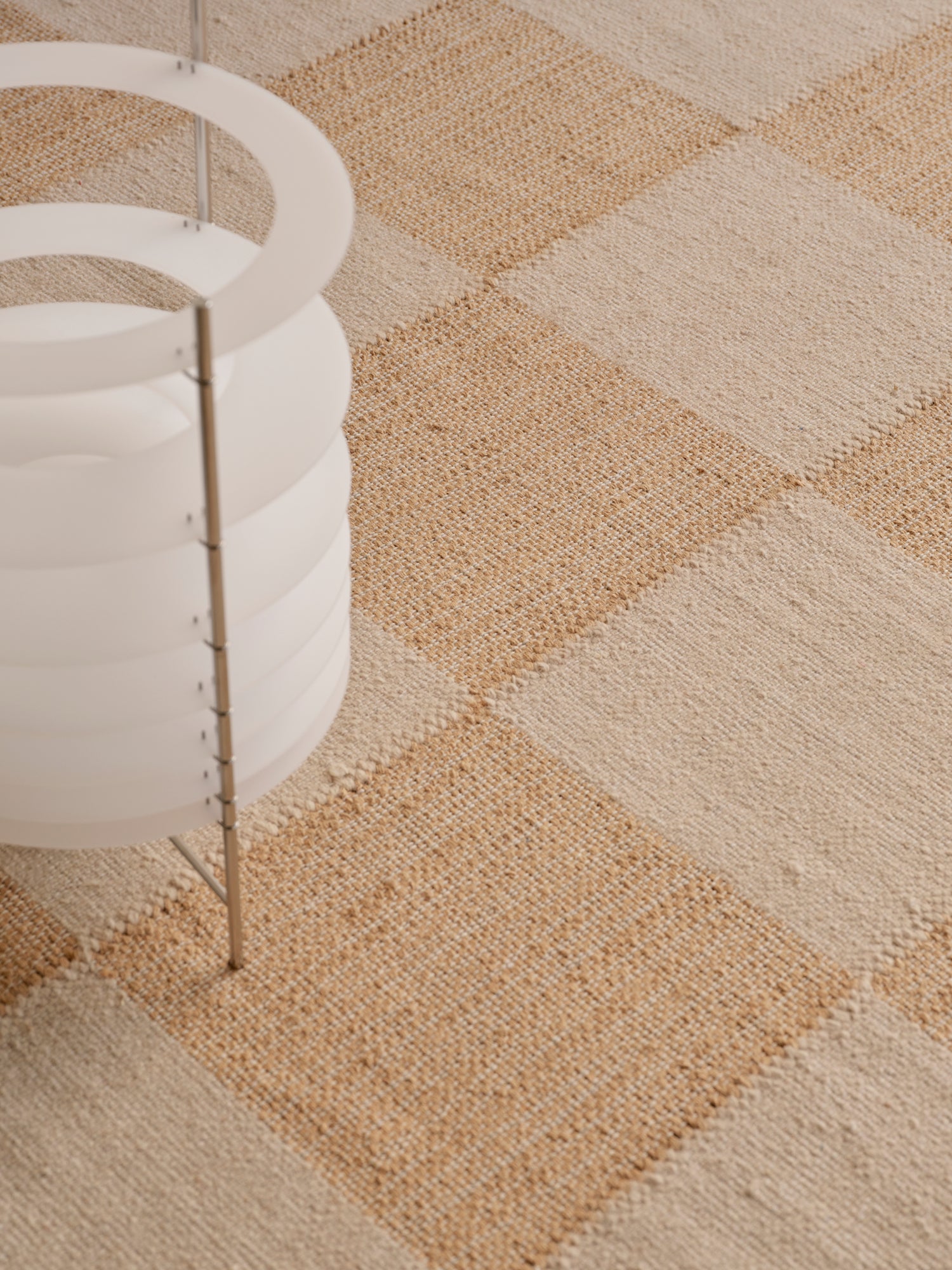 Tile Cream Washable Jute Swatch