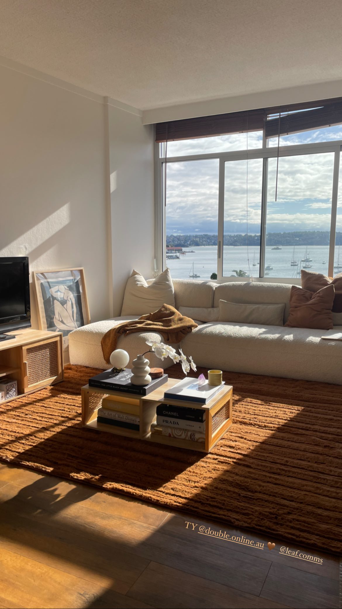 Willow Dark Tan Highland Rug