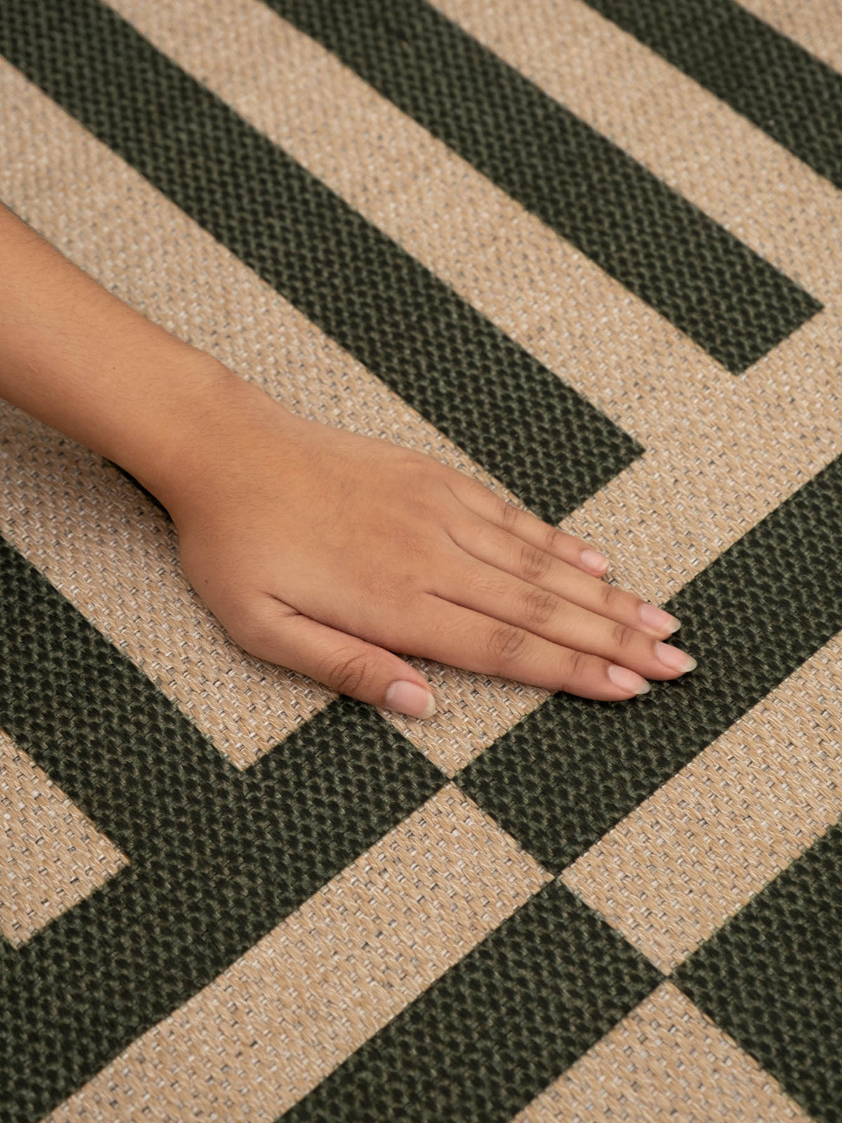 Unboxed Olive New Jute Rug