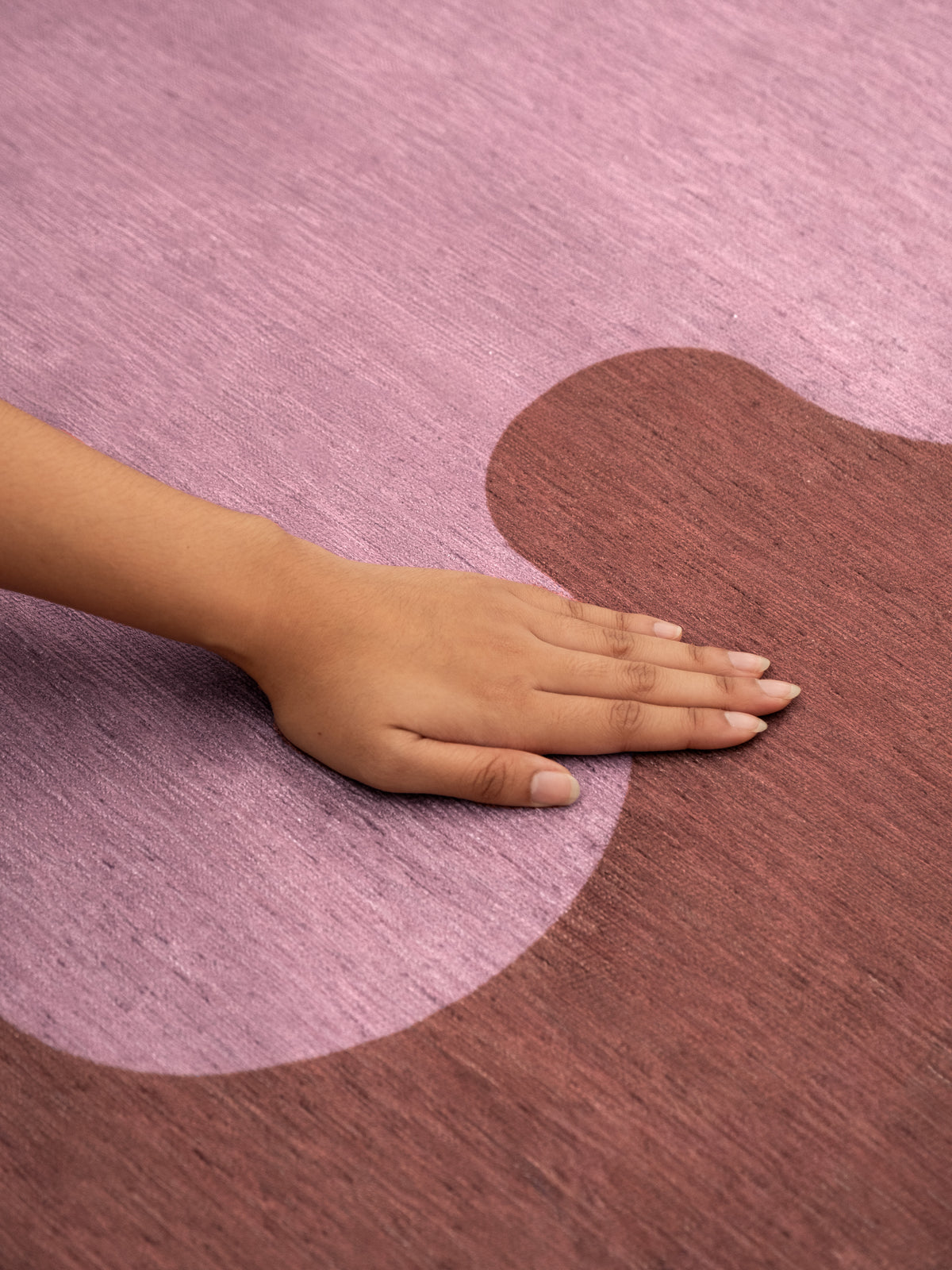 Vault Dusty Pink Chenille Rug Chenille Rugs Double