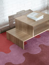 Vault Dusty Pink Chenille Rug Chenille Rugs Double