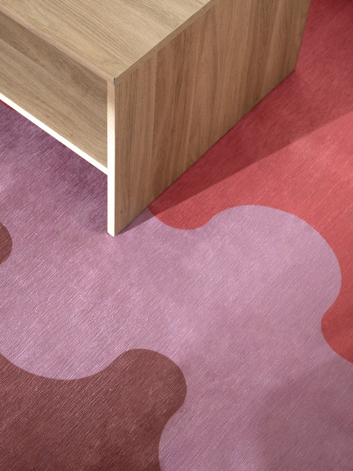 Vault Dusty Pink Chenille Rug Chenille Rugs Double