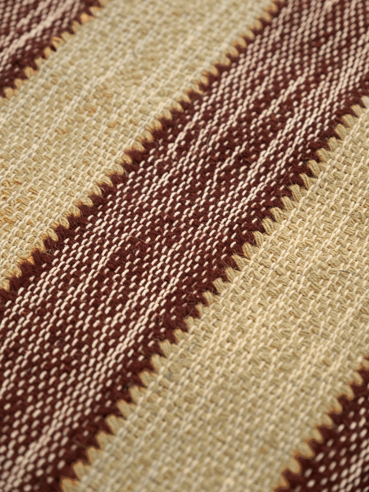 Vestige Deep Red Washable Jute Rug